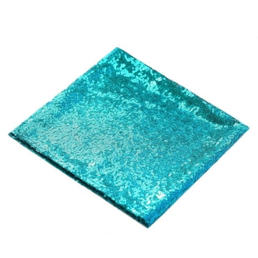 BalsaCircle 10 Pieces 20" Turquoise Sequins Napkins Wedding Decorating Tablecloths Holiday Dinner Party Table Decorations
