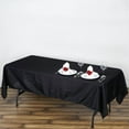 thumbnail image 1 of BalsaCircle 10 Pieces 60" x 102" Black Rectangle Polyester Tablecloths Table Cover Linens, 1 of 6