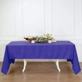 thumbnail image 1 of Balsa Circle 10 Pieces 60" x 126" Purple Rectangle Polyester Tablecloths Table Cover Linens, 1 of 7