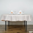 thumbnail image 1 of BalsaCircle 10 Pieces 90" Blush Round Polyester Tablecloths Fabric Table Cover Linens, 1 of 8