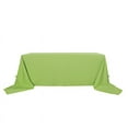 thumbnail image 1 of BalsaCircle 10 Pieces 90" x 156" Apple Green Rectangle Polyester Tablecloths Table Linen, 1 of 8
