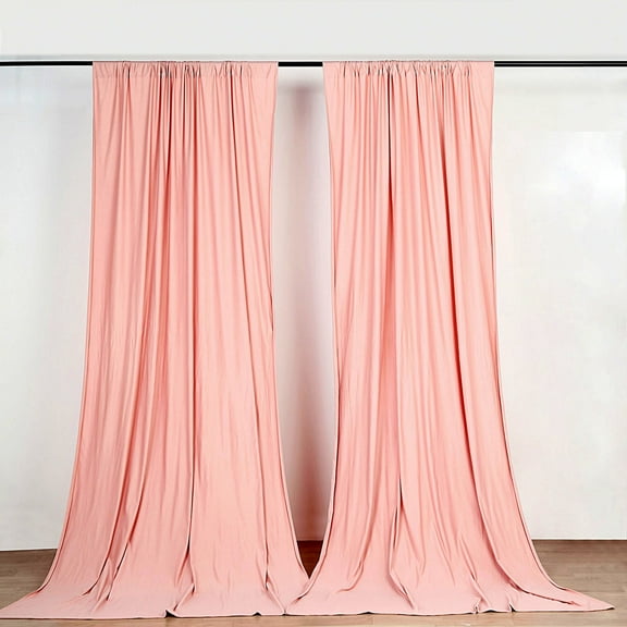 Balsa Circle 10 feet x 10 feet Polyester Professional Backdrop Curtains Dusty Rose
