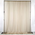 thumbnail image 1 of BalsaCircle 10 feet x 10 feet Sheer Voile Backdrop Drapes Curtains 2 Panels 5x10 feet Wedding Party Natural, 1 of 8