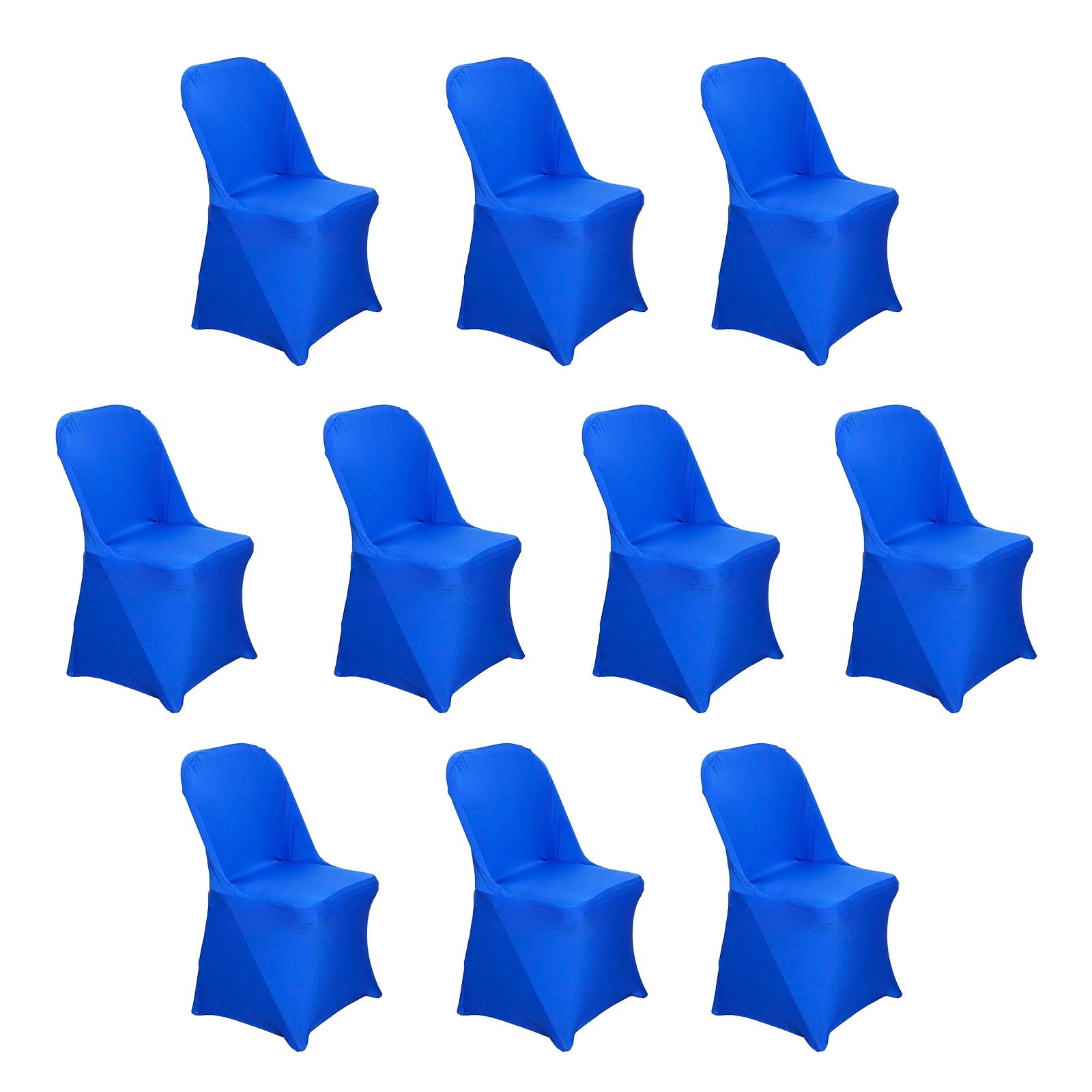 Kaleidoscope Jaune Bleu Chair Cover (Pack of 4)