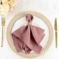 thumbnail image 1 of BalsaCircle 100 Pieces 17" Dusty Rose Polyester Luncheon Napkins Wedding, 1 of 8