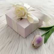BalsaCircle 100 Pieces 4x4x2 Cake Wedding Boxes Tuck Top Wedding Party Candy Gifts