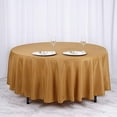 thumbnail image 1 of BalsaCircle 108" Round Polyester Tablecloth Wedding Table Linens Gold, 1 of 8