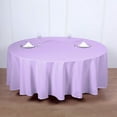 thumbnail image 1 of BalsaCircle 108" Round Polyester Tablecloth Wedding Table Linens Lavender, 1 of 11