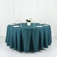 thumbnail image 1 of BalsaCircle 108" Round Polyester Tablecloth Wedding Table Linens Peacock Teal, 1 of 8