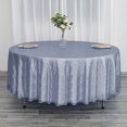 thumbnail image 1 of BalsaCircle 108" Sequin Round Tablecloth Dusty Blue, 1 of 8