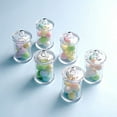 thumbnail image 1 of BalsaCircle 12 Clear 3.5" Mini Candy Jars Lids Favor Holders Party Events Baby Shower Decorations Supplies, 1 of 8