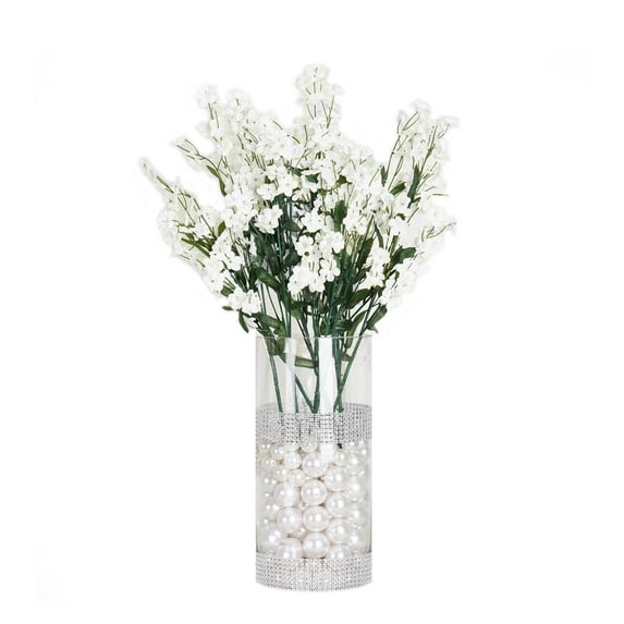 BalsaCircle 12 Ivory Baby Breath Silk Filler Flowers Wedding Party Artificial Bouquets