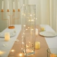 thumbnail image 1 of BalsaCircle 12 Pieces 14" Clear Glass Square Block Vases Centerpieces Party Event, 1 of 8
