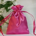 thumbnail image 1 of BalsaCircle 12 Pieces 3" x 4" Fuchsia Satin Favor Bags Party Favors Candy Gift Small Bags, 1 of 5