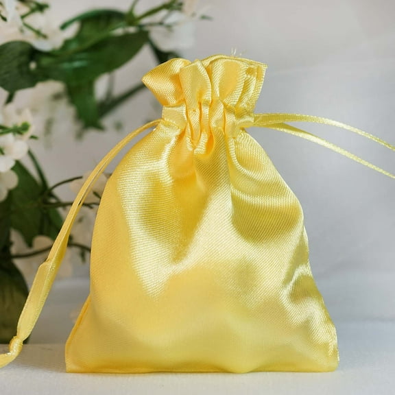 BalsaCircle 12 Pieces 3" x 4" Satin Favor Bags Party Favors Jewelry Pouch Candy Gift Small Bags