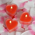 thumbnail image 1 of BalsaCircle 12 Red Unscented Heart Votive Tealight Candles Birthday Party, 1 of 8
