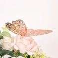 thumbnail image 1 of Balsa Circle 12 Rose Gold 4.6" 3D Butterfly Wall Decals DIY Crafts Removable Stickers, 1 of 7