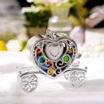 thumbnail image 1 of Balsa Circle 12 Silver 4" Mini Heart Carriage Favor Holders, 1 of 8