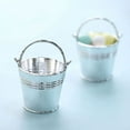 thumbnail image 1 of BalsaCircle 12 Silver Pail Bucket 2" Mini Planter Party Favor Candy Gift Holders Weeding, 1 of 8