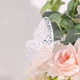 thumbnail image 1 of Balsa Circle 12 White 4.6" 3D Butterfly Wall Decals DIY Crafts Removable Stickers, 1 of 8