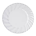 thumbnail image 1 of BalsaCircle 12 pcs 8 in Clear Plastic Round Plates - Disposable Wedding Party Catering Tableware, 1 of 4