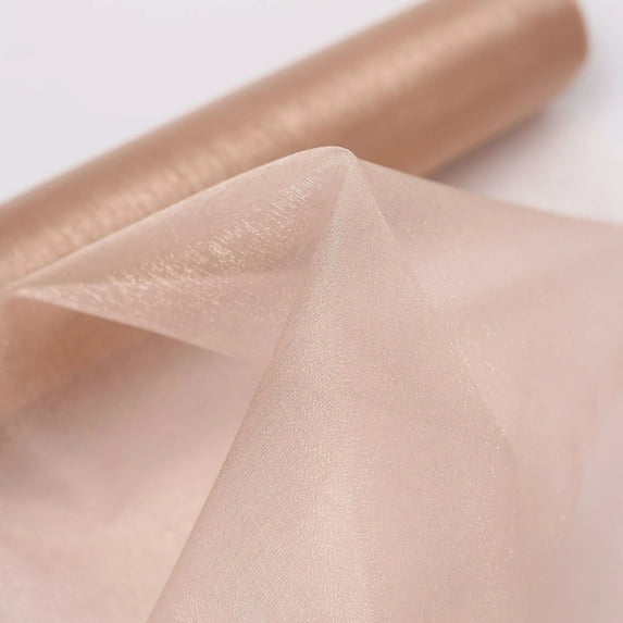 Balsa Circle 12" x 10 yards Nude Chiffon Fabric Bolt Wedding Favors Sewing Craft