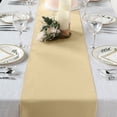 thumbnail image 1 of BalsaCircle 12" x 108" Polyester Table Top Runner Champagne, 1 of 8