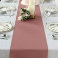 thumbnail image 1 of BalsaCircle 12" x 108" Polyester Table Top Runner Cinnamon Rose, 1 of 8