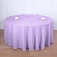 thumbnail image 1 of BalsaCircle 120" Lavender Round Polyester Tablecloth Wedding Table Linens, 1 of 9