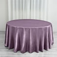 thumbnail image 1 of BalsaCircle 120" Round Satin Tablecloth Amethyst, 1 of 8