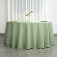 thumbnail image 1 of BalsaCircle 120" Sage Green Round Polyester Tablecloth Wedding Table Linens, 1 of 7