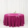 thumbnail image 1 of BalsaCircle 120" Sequin Round Tablecloth Fuchsia, 1 of 8