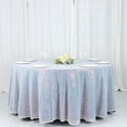 thumbnail image 1 of BalsaCircle 120" Sequin Round Tablecloth Iridescent Blue, 1 of 8