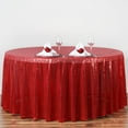 thumbnail image 1 of BalsaCircle 120" Sequin Round Tablecloth Red, 1 of 8