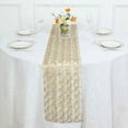 thumbnail image 1 of BalsaCircle 12x108" Metallic Gold Non Woven Fiber Polyester Table Runner Party Events Home, 1 of 8