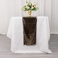 thumbnail image 1 of BalsaCircle 12x108 in Black Polyester Table Runner Gold Mirror Foil Party Events Reception Decorations, 1 of 8
