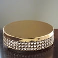 thumbnail image 1 of BalsaCircle 13.5" Gold Metal Beaded Cake Stand Cake Holder, 1 of 6