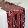 thumbnail image 1 of BalsaCircle 13"x108" Payette XL Sequin Table Runner Burgundy, 1 of 4