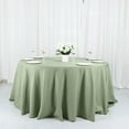 thumbnail image 1 of BalsaCircle 132" Round Polyester Tablecloths Wedding Eucalyptus Sage Green, 1 of 7