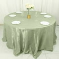 thumbnail image 1 of BalsaCircle 132" Sage Green Crinkled Accordion Taffeta Round Tablecloth Wedding Party Events Decorations Supplies, 1 of 8