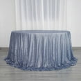 thumbnail image 1 of BalsaCircle 132" Sequin Round Tablecloth Wedding Party Linens Dusty Blue, 1 of 9