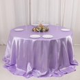 thumbnail image 1 of BalsaCircle 132 in Lavender Round Tablecloth Wedding Party Events Reception Catering Decorations Supplies, 1 of 8