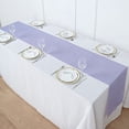 thumbnail image 1 of BalsaCircle 14" x 108" Lavender Faux Burlap Linen Polyester Table Runner Events Decorations, 1 of 7