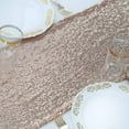thumbnail image 1 of BalsaCircle 14" x 108" Sequined Table Runner Blush, 1 of 6