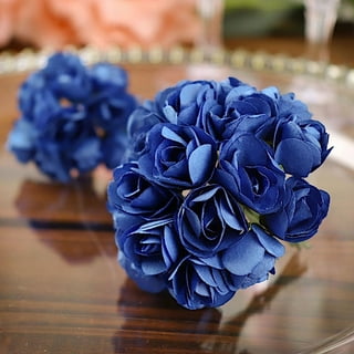 Blue Teal and Tangerine Paper Flower Arrangement - Small Bouquet – The  Flower Craft Shop