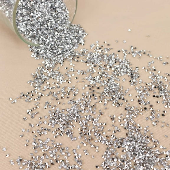 BalsaCircle 14400 Silver Rhinestones Round Gems Wedding Party Favors Decorations DIY Craft