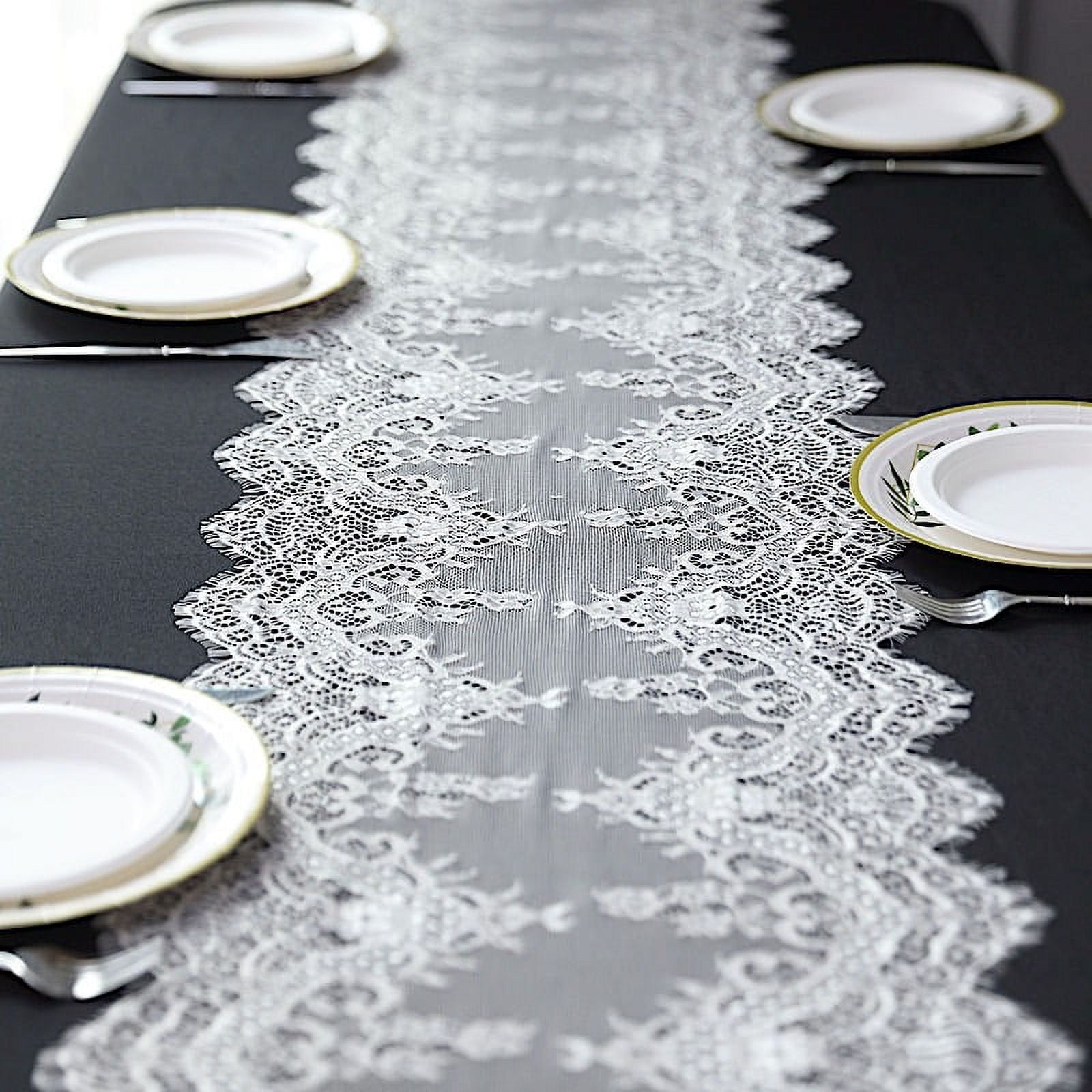 Premium Ivory Lace Table Runner for Party Events Liberia Ubuy