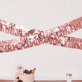 thumbnail image 1 of BalsaCircle 16 feet Blush Metallic Foil Tassels Hanging Garland Fringe Banner Party Decorations, 1 of 7
