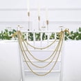 thumbnail image 1 of Balsa Circle 16 in Gold Pre-Tied Faux Pearl Garland Chiavari Chair Back Sash Beaded String Party Decorations, 1 of 8