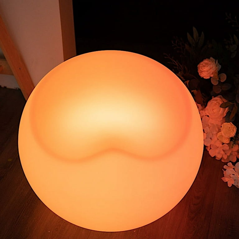 Orange discount saucer chair
